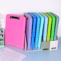 Portapapeles A4 SUNSHING con Compartimento Rígido, Portadocumentos, Clip para Archivos, Caja de Plástico, Material Escolar, Carpeta de Archivos de Oficina