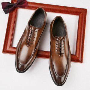Scarpe Eleganti Casual da Uomo 2025 in Pelle, Stile Oxford, Scarpe Formali in Vera Pelle, Comode per Camminare - Product Image 3