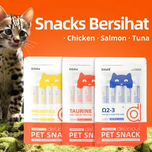 Dilisa Cat Stick Versión en Inglés, Snacks Líquidos para Gatos, Alimento Húmedo para Gatos, 15g, Aumento de Peso, Gráfico de <span class=keywords><strong>Gato</strong></span> de Dibujos Animados, 18 - Product Image 3