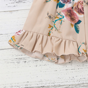 ガールズスーツ2022新しい夏のファッション韓国スタイル快適なスリングトップかわいいプリーツショーツ女の赤ちゃん服セット - Product Image 6