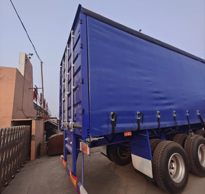 Semirremolques de 3 Ejes con Cortina Lateral para Alimentos, Remolque de Carga Tipo Furgón, Suministro Directo de Fábrica China, Más de 3001 kg de Carga Útil, ¡El Más Vendido! - Product Image 4