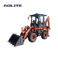 Chargeuse-pelleteuse AOLITE directement de l'usine, certifiée CE EPA, 4x4, mini-chargeuse frontale, excavatrice sur roues, pour les exploitations agricoles