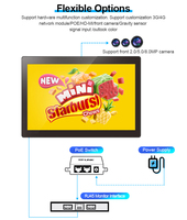 Tablette de 13 pouces, android, pc, monture murale, avec carte sim, poe, vente en gros en chine, haute qualité