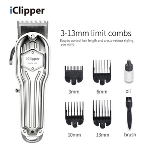 آلة حلاقة الشعر الكهربائية IClipper-K9 الجديدة بتصميم احترافي قابلة لإعادة الشحن - Product Image 2