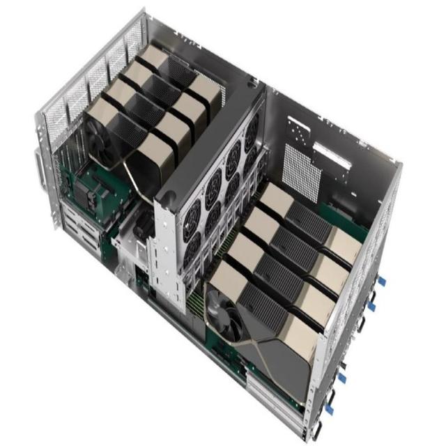 Intel Xeon Server AI Large Model Deployment Rack Type Server Gpu Artificial Intelligence 7U 8 Gpu Server