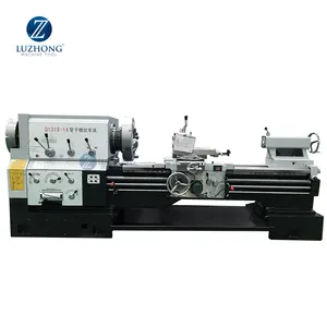 LUZHONG Q1322, máquina herramienta de torno de roscado de tubo Horizontal Manual, 220V, capacidad de servicio medio pesado, nuevo Motor de núcleo de condición usada