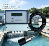 SUNHO Heavy Duty TU-8350 Turbidity Transmitter IP55 Submersible Probe 0~999.9NTU Chemical Sewage Controller 1 Year Warranty