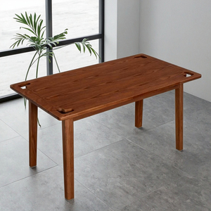 Điều dưỡng <span class=keywords><strong>c</strong></span>ăn hộ nhỏ đồ nội thất bàn ăn hiện đại Nhà gỗ giải trí bàn với trái tim rỗng - Product Image 6