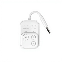 Transceptor de Audio Bluetooth con Chip Qualcomm, AptX y AptX-LL, Conexión Simultánea a 2 Dispositivos para Avión