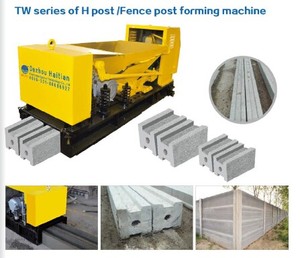 Máy sản xuất cột bê tông đúc sẵn hình chữ H/ cột hàng rào cho tường hàng rào/ máy sản xuất cột hàng rào - Product Image 6