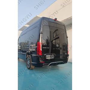 Per Benz <span class=keywords><strong>Sprinter</strong></span> W906 <span class=keywords><strong>W907</strong></span> W910 2018-2020 Kit Carrozzeria Stile AMG Include Paraurti Posteriore con Minigonne Laterali Pannelli Porta e Terminali di Scarico - Product Image 5