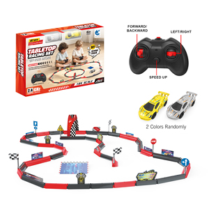 Voiture de course télécommandée sans fil 2,4 GHz haute vitesse à assembler soi-même, jouet véhicule de piste de course, voiture de slot racing haute vitesse - Product Image 1