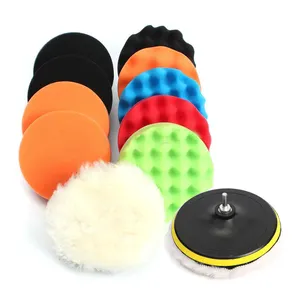 11Pcs 3" car wheel Buffing Pads Sponge Polishing Pads kit OEM Buffing Set for drill use