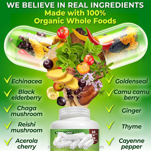 อาหารเสริมต้านอนุมูลอิสระ10ใน1อาหารเสริมสมุนไพร450มก. สำหรับสุขภาพภูมิคุ้มกัน - Product Image 5