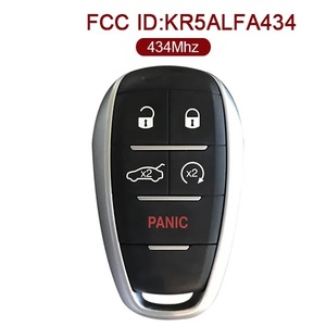 Llave Inteligente de Repuesto para Alfa Romeo, Control Remoto sin Llave, Transmisor de Proximidad con 4+1 Botones, 434MHz KR5ALFA434 - Product Image 1