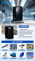 Convertisseur de fréquence VFD monophasé 220V vers triphasé 380V à économie d'énergie pour moteur, contrôleur de vitesse, pompe à eau CNC