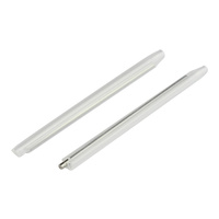 100 Piezas de Funda Protectora de Empalme de Fibra Óptica de 40 mm y 60 mm, Tubo Termorretráctil Protector para Empalme por Fusión