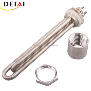 Water DC Heating Element Immersion Electric Heater 12v 300w & Locknut & Accessories