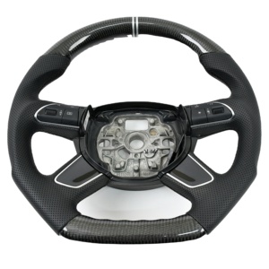 Volante de Fibra de Carbono Cosido en Gamuza para <span class=keywords><strong>Audi</strong></span> A6 <span class=keywords><strong>S6</strong></span> RS6 B7 - Product Image 2