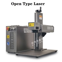 Machine de gravure et de découpe laser à fibre pour bijoux 50W 100W, machine de gravure pour colliers et bagues en or