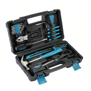 Ensemble d'outils Makita 45 pièces en acier au carbone, coffret rigide, clés à douille manuelles, tournevis, usage domestique - Product Image 1