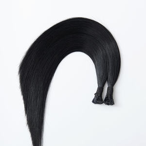 优质越南黑色角质层完整的原始原始头发延伸原始角蛋白棒沙龙质量I Tip工厂供应商 - Product Image 3