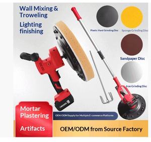 Outil de polissage et de plâtrage à batterie au lithium portatif, mélangeur électrique pour mortier de ciment, machine à lisser les sols, personnalisable - Product Image 2