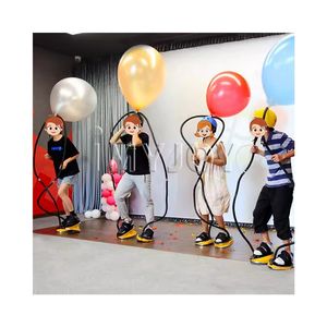 Карнавал детская вечеринка интерактивная игра нога нажимной воздушный насос педаль ударить надувной шар игры - Product Image 2