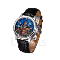 Montre pour homme de haute qualité en acier inoxydable 42 mm avec design 3D OEM, affichage analogique, mouvement Miyota NH35, style charmant, 3 ATM