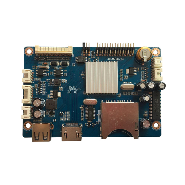 ND V-By-One Interface 4K Driver Board for 3840x2160 LCD Panels with Socket Mounting and High-Definition LCD Panel Accessories