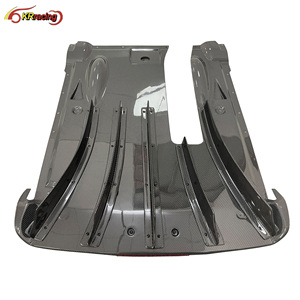 Diffusore Posteriore in Fibra di Carbonio Stile Nismo con Canard e Luce LED per Nissan GTR R35 2012-2022 - Product Image 1