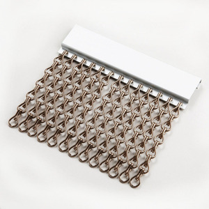 <span class=keywords><strong>Rideau</strong></span> en maillon de chaîne en aluminium personnalisé/moustiquaire pour chaîne de décoration de plafond dans le hall - Product Image 2