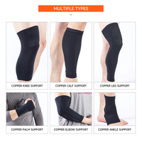 Genouillère de sport LIVEUP en nylon élastique, respirante, fine, protection professionnelle, genouillères de soutien en cuivre noir