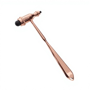 Stainless Steel Rose Gold Percussion Reflex Hammer Manual Lightweight CE Certified Class I Surgical Kit By <b>Blush</b> Surgical - Product Image 2
