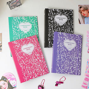 Álbum de fotos y tarjetas Kpop hecho a mano con diseño a cuadros, organizador de tarjetas, regalo, álbum de fotos, archivador A5 de cartón duro - Product Image 6