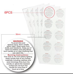 Kit <span class=keywords><strong>de</strong></span> fournitures <span class=keywords><strong>de</strong></span> fabrication <span class=keywords><strong>de</strong></span> bougies en coton naturel et mèches en bois avec autocollants, supports pour cire <span class=keywords><strong>de</strong></span> soja - Product Image 5