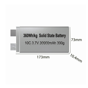 ราคาโรงงาน 360Wh/kg 18000mAh 3.7V แบตเตอรี่โซลิดสเตทความหนาแน่นพลังงานสูง อายุการใช้งานยาวนานพิเศษ สำหรับ UAV/โดรน/ต่อต้านโดรน - Product Image 5