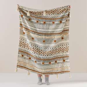 ผ้าห่มผ้าฝ้ายถักแฟชั่นฤดูร้อนราคาถูกผ้าห่มสีขาวนุ่มโยนสีขาวโยนในราคาที่ดีที่สุด - Product Image 2