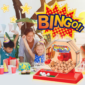 <span class=keywords><strong>Jeu</strong></span> de bingo classique en plastique pour table, avec plateau à balles et cartes, pour enfants et adultes, divertissement pour les fêtes - Product Image 3