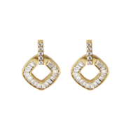 Vente en gros de bijoux tendance en acier inoxydable plaqué or 14 carats, collier, bracelet, boucles d'oreilles, cadeau personnalisable, durable