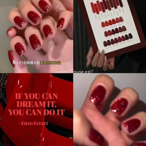 Hot-selling New Red Series of Broken Diamond 10-color <b>Set</b> UV <b>Nail</b> Polish <b>Gel</b> Color Palette Professional <b>Nail</b> <b>Gel</b> Supplier - Product Image 4