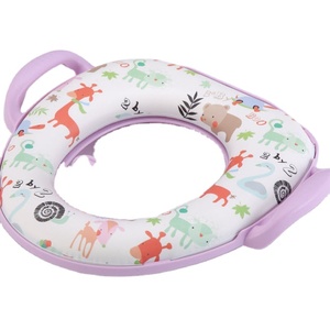 Orinal de bebé con diseño de cartón, cubierta de asiento de <span class=keywords><strong>inodoro</strong></span> para niños, entrenador, 2022 - Product Image 1