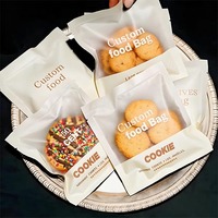 Sacs transparents personnalisés de qualité alimentaire avec fermeture arrière pour l'emballage de snacks, biscuits et aliments – Vente en gros OEM ODM