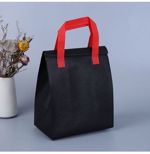 Sac isotherme pliable en toile cirée imperméable avec logo personnalisé pour le travail et le pique-nique, idéal pour le stockage des aliments - Product Image 3