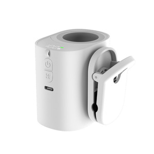 Ventilateur de refroidissement portable WUYANG à clipser sur la ceinture, ventilateur turbo à compression de glace 100 vitesses avec écran LED, mini ventilateur rechargeable par USB - Product Image 2
