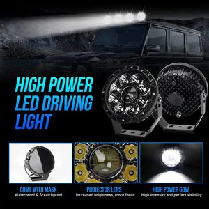 7 ''pouces rond 4X4 Led projecteur voiture LED Spot lumière tout-terrain conduite lumière <span class=keywords><strong>Sport</strong></span> lumière pour voiture 4x4 - Product Image 6