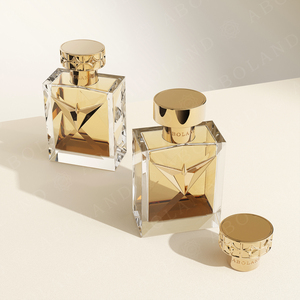 100ml Unique Shaped Glass Perfume <b>Empty</b> <b>Bottle</b> Luxury <b>Spray</b> Vial Custom Logo Fragrance Packaging Wholesale - Product Image 3