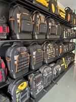 Sacs à Dos à Outils Robustes Personnalisés avec Fond Rigide en Plastique, Rangement pour Électriciens et Charpentiers