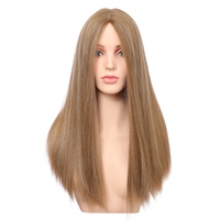 Vente directe usine : Perruques Lace Front en cheveux humains vierges chinois, base en soie, dentelle transparente, densité 150%, longues, bonnets petits et grands