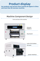 Printer mini A3 printer flatbed uv kecil printer uv xp600 printer mesin cetak label stiker untuk bisnis kecil
